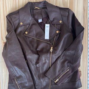 Chico’s Moto Faux Leather Jacket